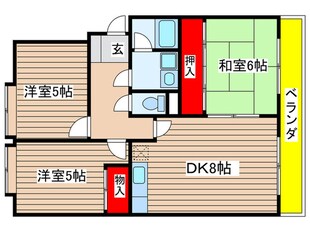 リバービレッジハイツの物件間取画像